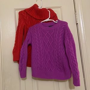 Girls 2 for 1 Ralph Lauren sweaters. Size 4T.